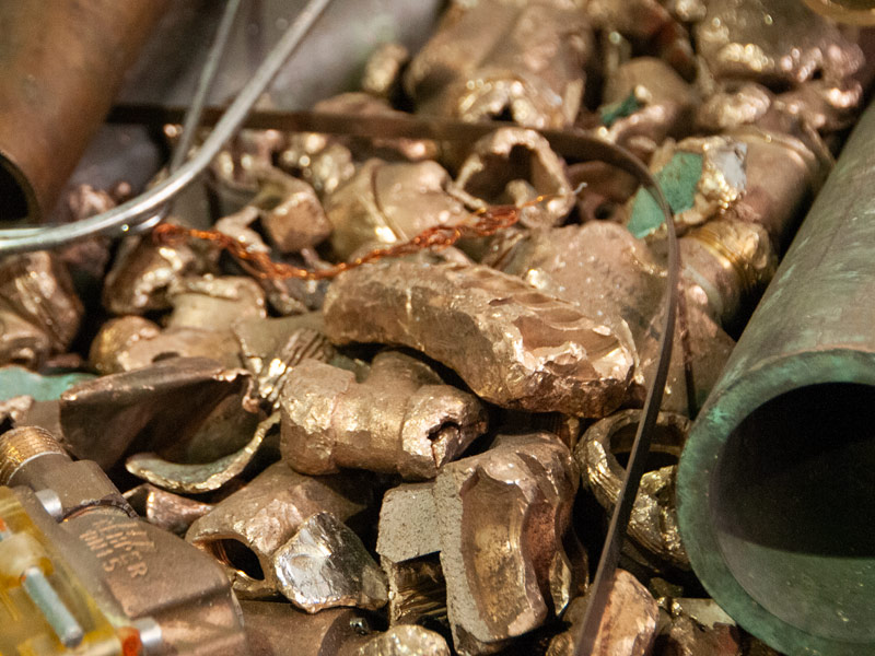 NE-Metalle auf dem soRec-Recyclinghof