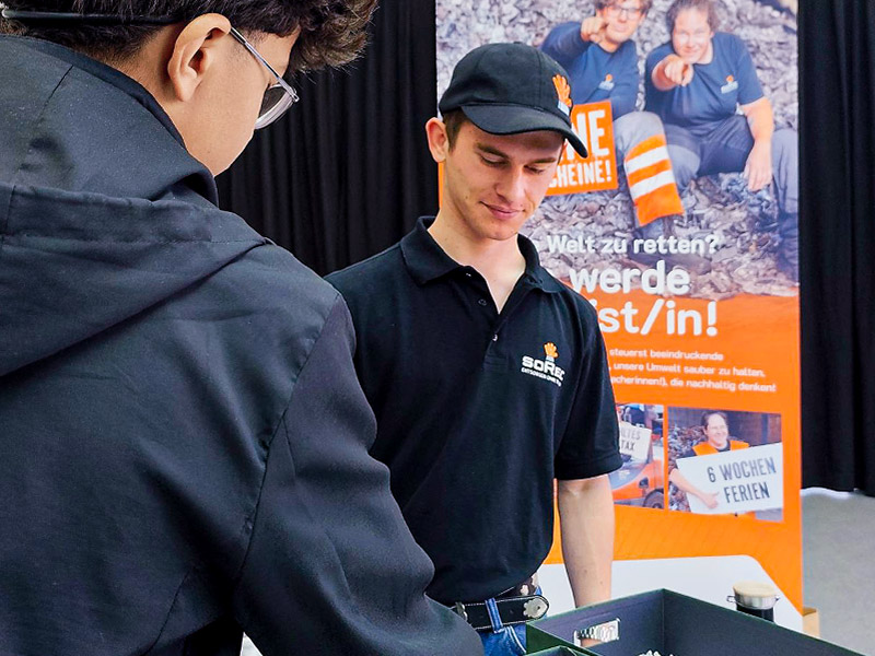 soRec-Stand am Lehrstellenforum