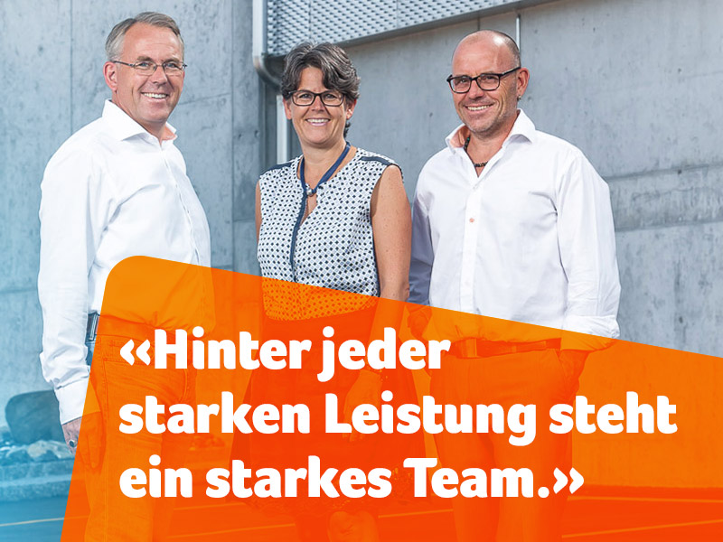 3 Führungskräfte auf Betriebshof